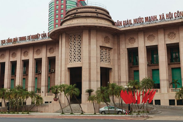 quartier français Hanoi ancienne banque